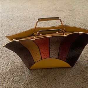 Multi colored purse